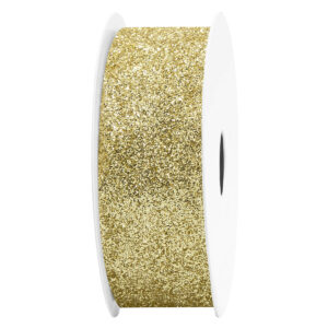 GL-GLI-25-014 Glitter dekor szalag [25mm x 10m] arany