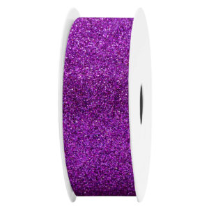 GL-GLI-25-110 Glitter dekor szalag [25mm x 10m] lila