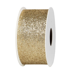 GL-GLI-38-014 Glitter dekor szalag [38mm x 10m] arany