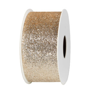 GL-GLI-38-401 Glitter dekor szalag [38mm x 10m] pezsgőarany