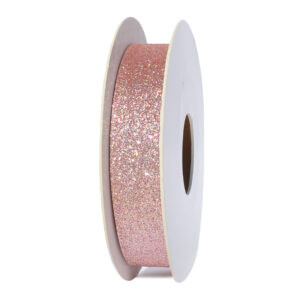 GL-GLI-16-693 Glitter dekor szalag [16mm x 10m] púder rózsaszín