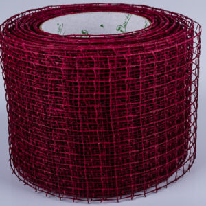 HALO-SIMA-10cm-223002-21 Dekorációs háló [10cm x 10m] bordó