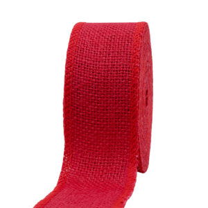 JUSZ-SIMA-JUTA-5cm-KK-001 Juta szalag szegett [5cm x 10m] piros