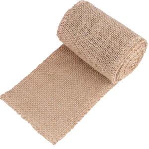 JUSZ-JUTA-S-10cm-05 Natúr, szegett  juta szalag [10cm x 10m] natúr