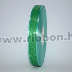 MU-2-111044-35 Dekorációs műanyag hullám mintázatú kötöző szalag [2cm x 100m] sötétzöld