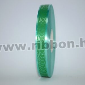 MU-2-111045-35 Dekorációs műanyag faeres mintázatú kötöző szalag [2cm x 100m] sötétzöld