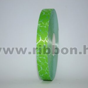 MU-2-111048-33 Dekorációs műanyag márvány mintázatú kötöző szalag [2cm x 100m] élénkzöld