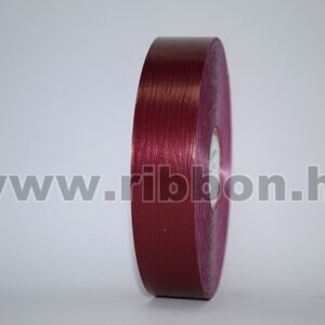 MU-3-111009-21 Dekorációs műanyag faeres mintázatú kötöző szalag [3cm x 100m] bordó