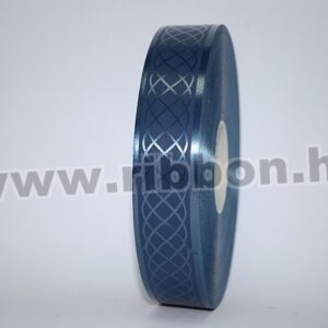 MU-3-111054-28 Dekorációs műanyag mintás kötöző szalag [3cm x 100m] sötétkék