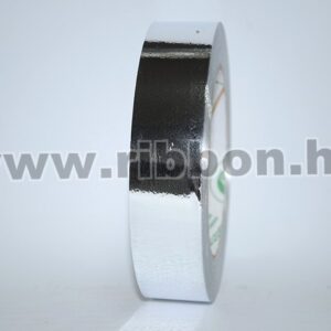 MU-3MES-115002-03 Dekorációs műanyag metál szalag [3cm x 50y] ezüst