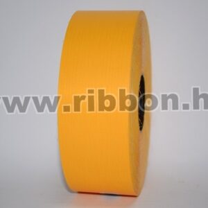 MU-5-111009-08 Dekorációs műanyag faeres mintázatú kötöző szalag [5cm x 100m] napsárga