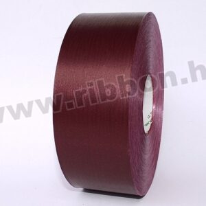 MU-5-111009-21 Dekorációs műanyag faeres mintázatú kötöző szalag [5cm x 100m] bordó