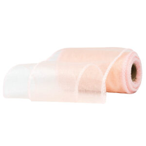 OA-SIMA-11-099A Snow organza anyag sima [11cm x 10 méter] barack