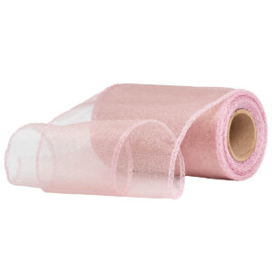 OA-SIMA-11-694 Snow organza anyag sima [11cm x 10 méter] cameo
