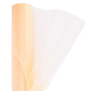 OA-SIMA-23-076 Snow organza anyag sima [23,5cm x 10 méter] krém