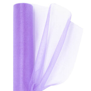 OA-SIMA-23-110 Snow organza anyag sima [23,5cm x 10 méter] világoslila