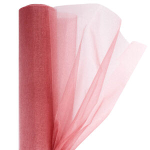 OA-SIMA-23-141 Snow organza anyag sima [23,5cm x 10 méter] rozsdavörös/cinnabar
