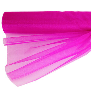 OA-SIMA-47-012 Snow organza anyag sima [47cm x 10 méter] ciklámen