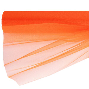 OA-SIMA-47-021 Snow organza anyag sima [47cm x 10 méter] narancssárga