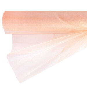 OA-SIMA-47-099 Snow organza anyag sima [47cm x 10 méter] barack