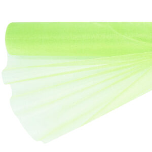 OA-SIMA-47-367 Snow organza anyag sima [47cm x 10 méter] élénk almazöld