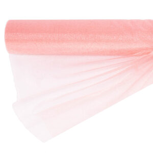OA-SIMA-47-693 Snow organza anyag sima [47cm x 10 méter] púder rózsaszín