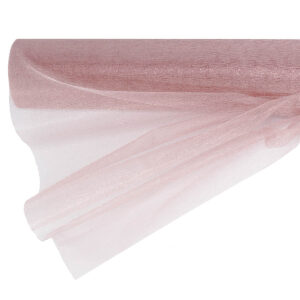 OA-SIMA-47-694 Snow organza anyag sima [47cm x 10 méter] cameo