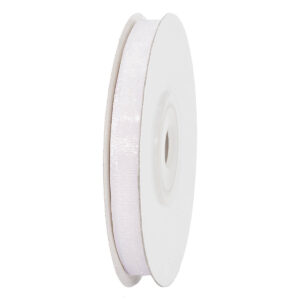 OS-ORG-06-073 Organza szalag [6mm x 25yard] fehér