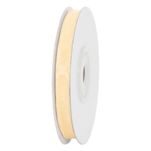 OS-ORG-06-076 Organza szalag [6mm x 25yard] krém