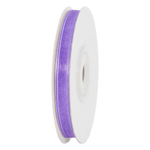 OS-ORG-06-110 Organza szalag [6mm x 25yard] világoslila