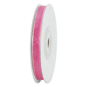 OS-ORG-06-185 Organza szalag [6mm x 25yard] vintage rózsaszín