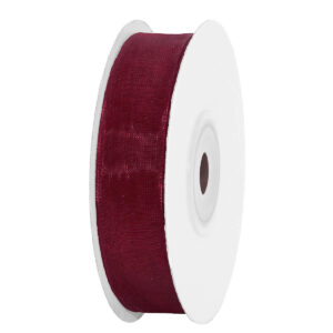 OS-ORG-15-005 Organza szalag [15mm x 25yard] bordó