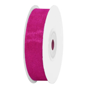 OS-ORG-15-012 Organza szalag [15mm x 25yard] ciklámen