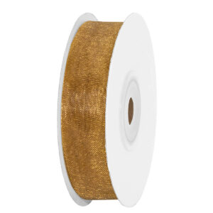 OS-ORG-15-014 Organza szalag [15mm x 25yard] arany