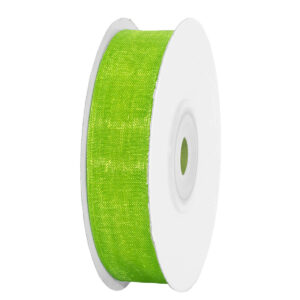OS-ORG-15-048 Organza szalag [15mm x 25yard] világos mohazöld