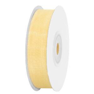 OS-ORG-15-076 Organza szalag [15mm x 25yard] krém