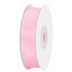 OS-ORG-15-086 Organza szalag [15mm x 25yard] rózsaszín