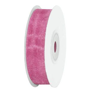 OS-ORG-15-185 Organza szalag [15mm x 25yard] vintage rózsaszín