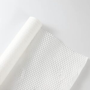 PAP-AA-01-101 Kraft papír tekercses (méhsejt) virágkötészeti kellék [50cm x 7,32m] fehér