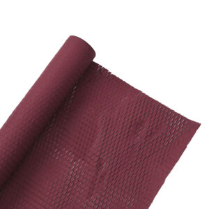 PAP-AA-01-114 Kraft papír tekercses (méhsejt) virágkötészeti kellék [50cm x 7,32m] bordó