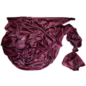 SO-SZO-142-006 Szatén-organza anyag [142cm x 10m] burgundi