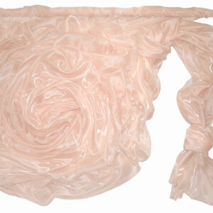 SO-SZO-142-099A Szatén-organza anyag [142cm x 10m] halvány barack