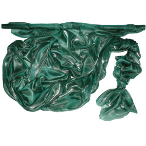 SO-SZO-142-625 Szatén-organza anyag [142cm x 10m] sötét zöld/smaragdzöld