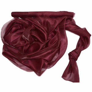 SO-SZO-47-005 Szatén-organza anyag [47cm x 10m] bordó