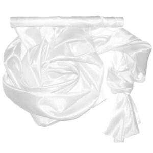 SO-SZO-47-073 Szatén-organza anyag [47cm x 10m] fehér