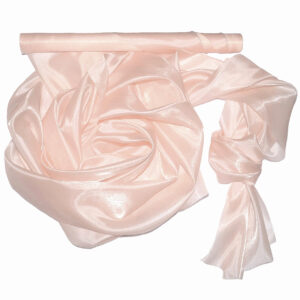 SO-SZO-47-099A Szatén-organza anyag [47cm x 10m] világos barack