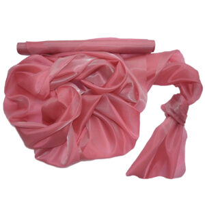 SO-SZO-47-141 Szatén-organza anyag [47cm x 10m] rozsdavörös cinnabar