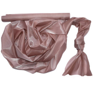 SO-SZO-47-470 Szatén-organza anyag [47cm x 10m] sötét bézs/ginger