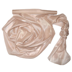 SO-SZO-47-474 Szatén-organza anyag [47cm x 10m] bézs közepes árnyalat