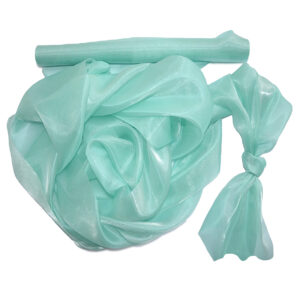 SO-SZO-47-747 Szatén-organza anyag [47cm x 10m] mentazöld